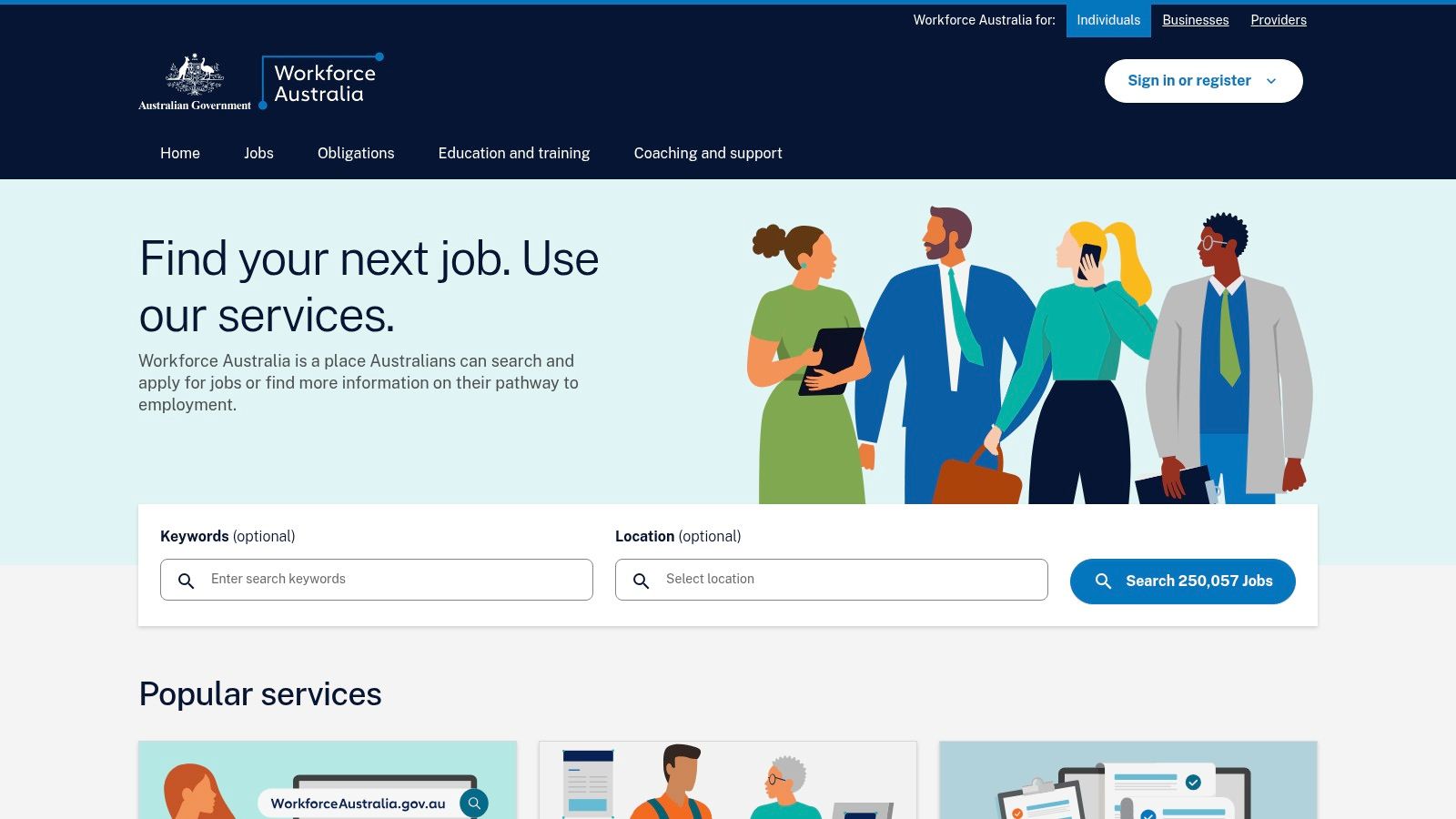 Workforce Australia (Government) – Job Search