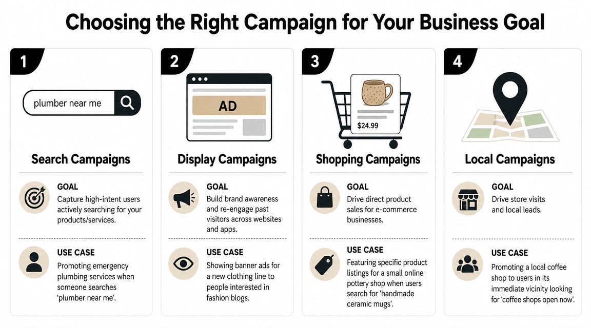 Choosing the Right Campaign for Your Business Goal