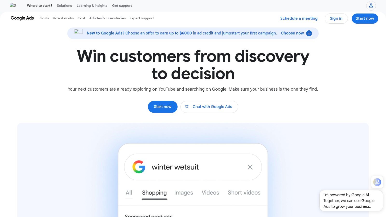 Screenshot from https://ads.google.com
